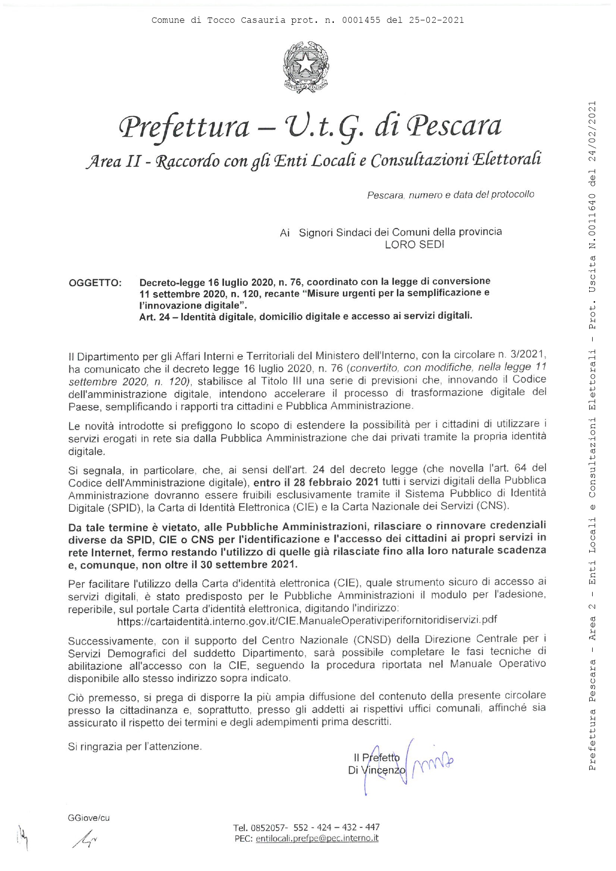 MISURE URGENTI PER LA SEMPLIFICAZIONE E L'INNOVAZIONE  DIGITALE D.L. 76/2020
